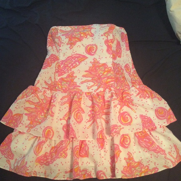 Lilly Pulitzer Conch Ruffle Dress