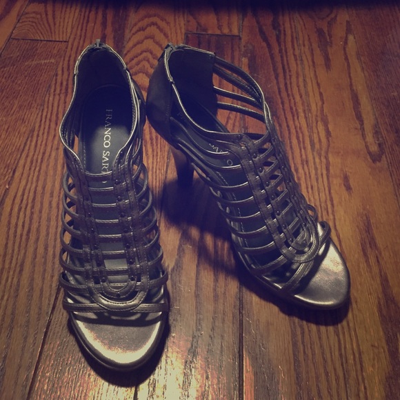 Franco Sarto Metallic Heels