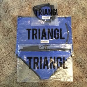 NWT Triangl Malibu Blue Bikini