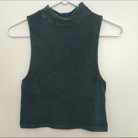 Urban Outfitters High Neck Crop Top