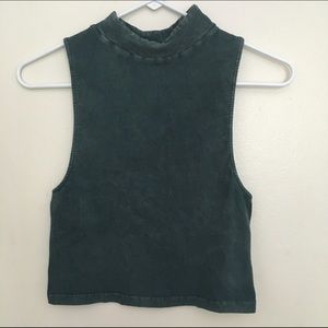 Urban Outfitters High Neck Crop Top
