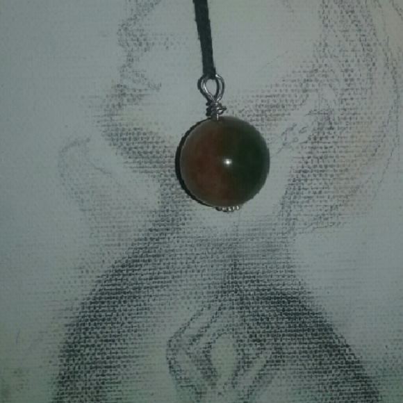 Sunset ball necklace