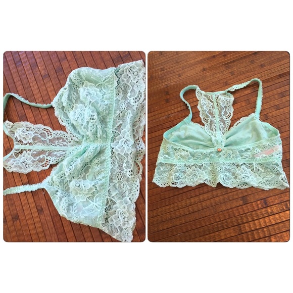 Victoria Secret PINK mint green bralette - Picture 1 of 1