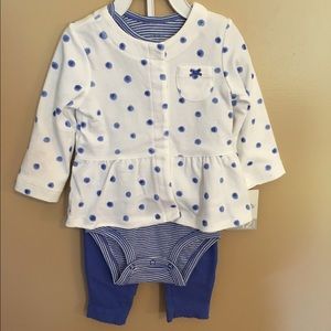 Carter's NWT 3 piece outfit