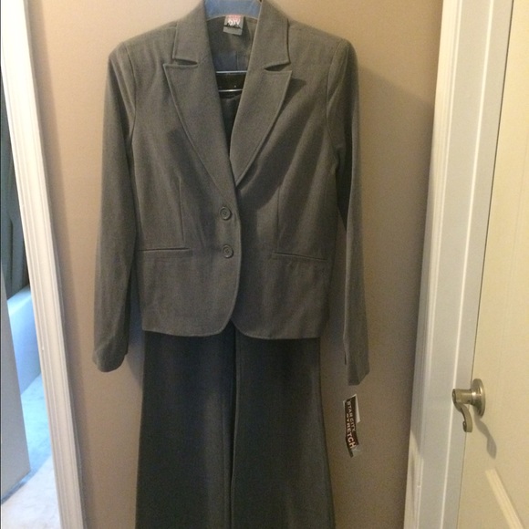 Gray Adorable Suit Jacket and Dress pants - Picture 1 of 5