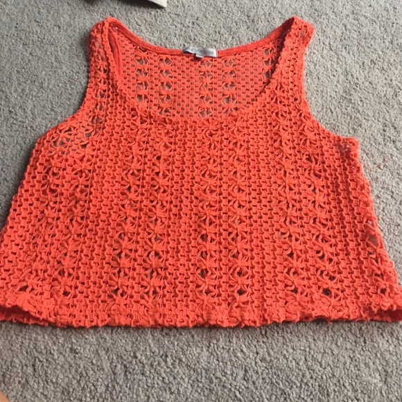 Orange tank top