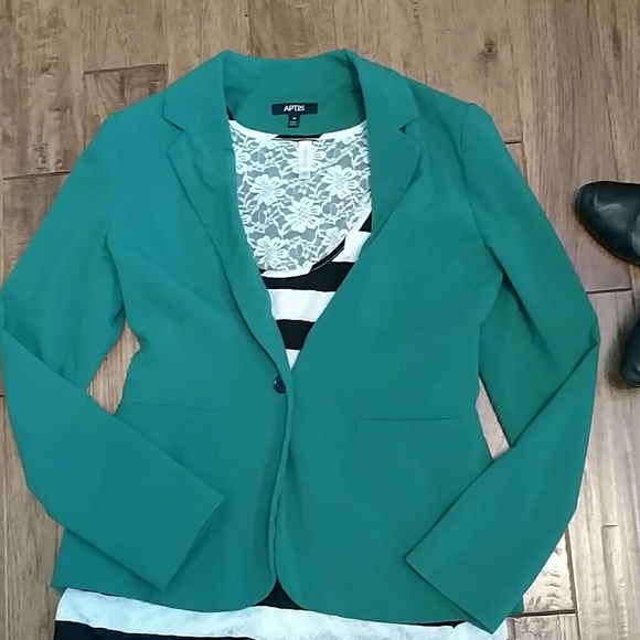 Apt. 9 Jackets & Blazers - Green Blazer