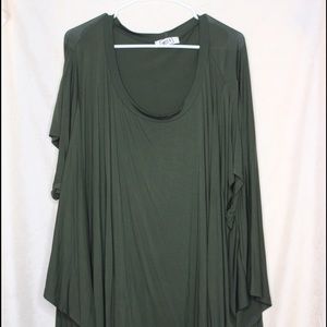 Hunter Green Drape Top