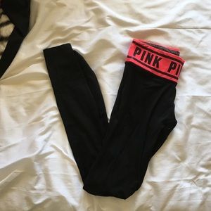 Vs pink ultimate reversible leggings