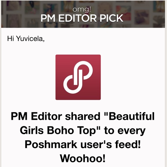 Beautiful Girls Boho Top - Picture 2 of 2