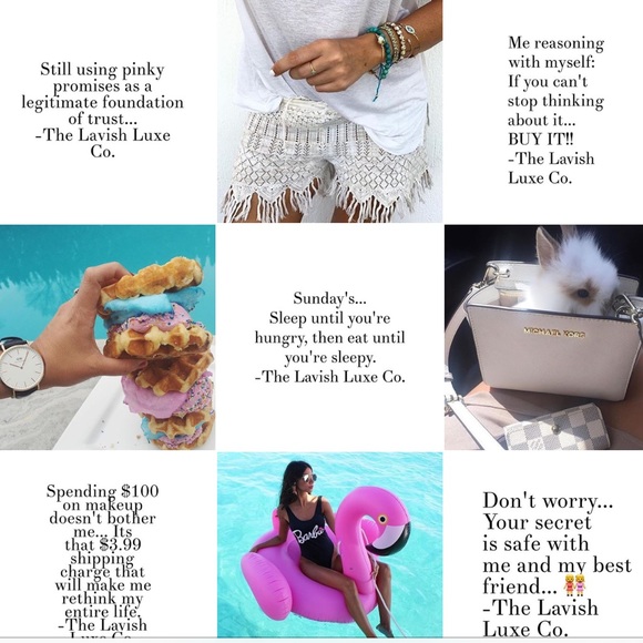 FOLLOW ME ON INSTAGRAM💕💕 @thelavishluxeco