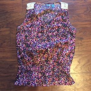 IZOD floral tank top