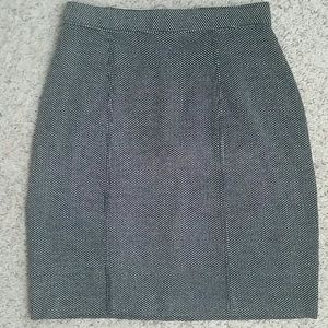 Vintage knit pencil skirt