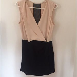 Black and Blush Romper