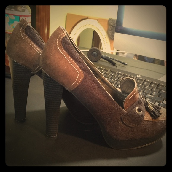 Sexy Suede Platform heels