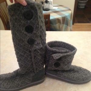 Authentic knitted Ugg boots