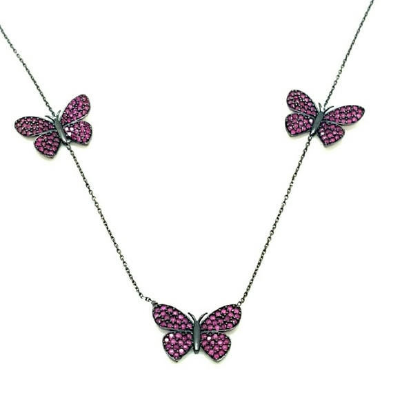 Jewelry - 925 Sterling Silver I Love Butterflies