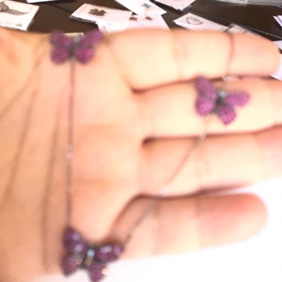 925 Sterling Silver I Love Butterflies - Picture 4 of 4