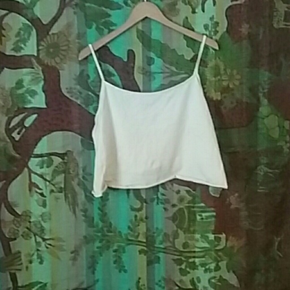 Yellow tank crop top