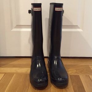 Hunter Rain Boots Navy Size 10