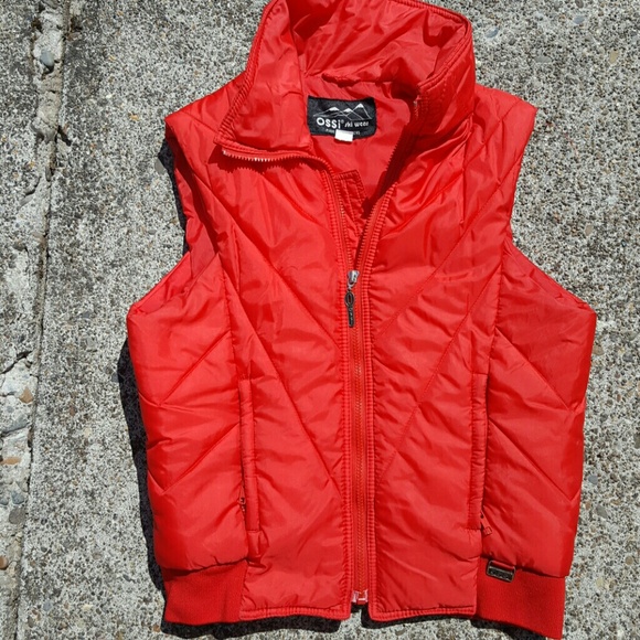 Red vintage vest