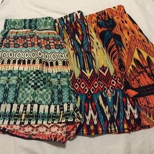 Tyche Printed Flowy Shorts