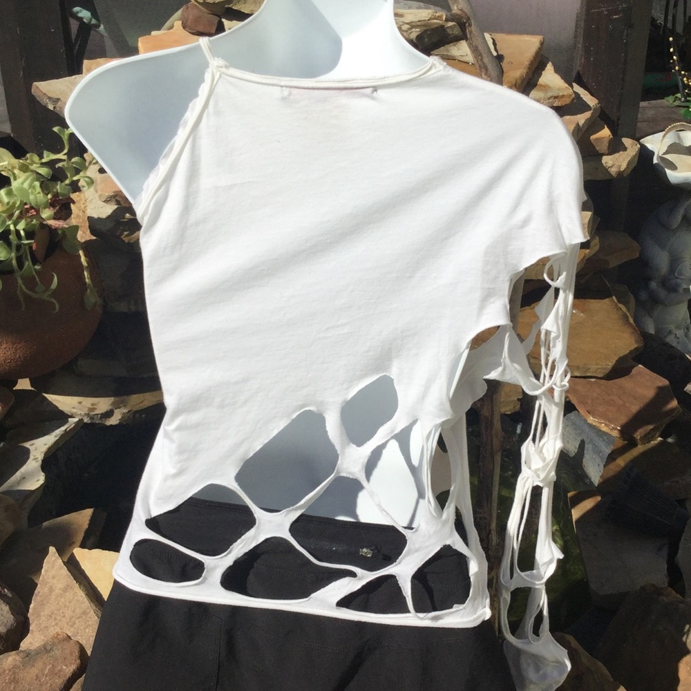 🎖HP🎖Miss Sixty one sleeve top XS - Picture 3 of 5