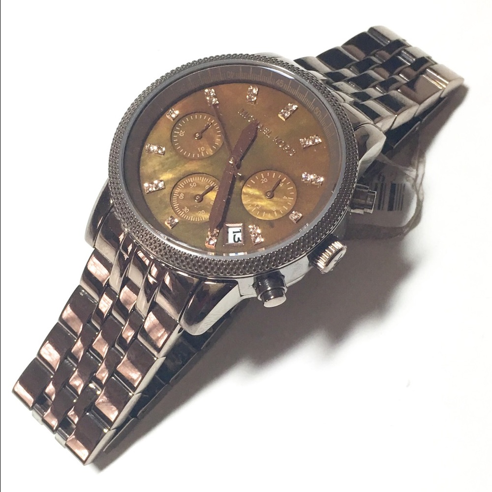 Michael Kors Women’s Bronze Chronograph Watch