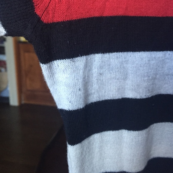 Charlotte Stripe and Lace Cardigan - Picture 3 of 4