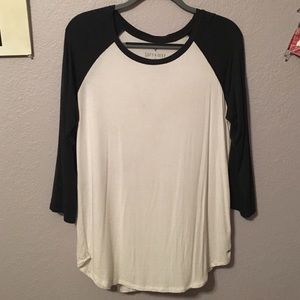 American Eagle Oversized Baseball Tee