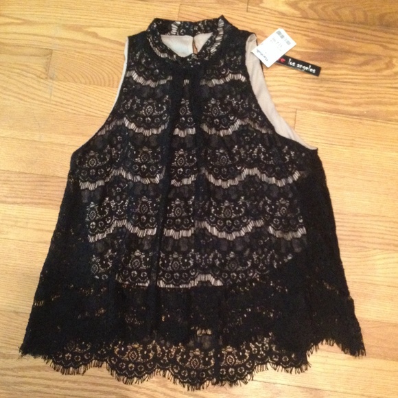 Black Lace Top