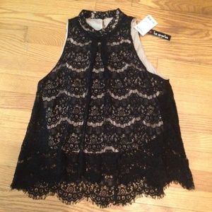Black Lace Top