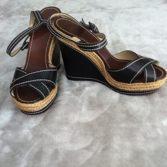 Authentic Christian Louboutin "Almeria" wedges