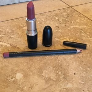 Mac lipstick and lip liner