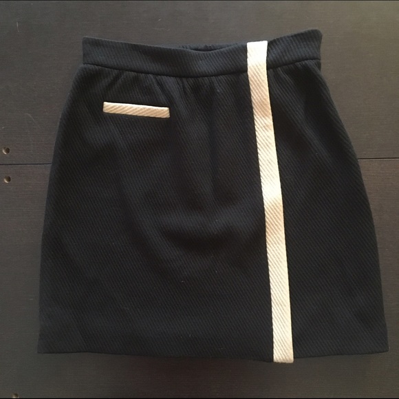 Missoni Black Miniskirt with Tan Details