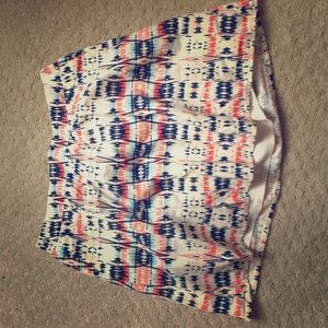 Old Navy Aztec print skirt