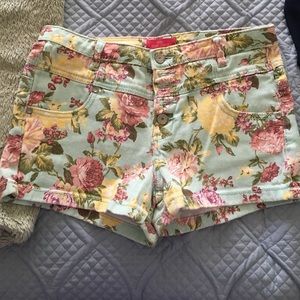 Floral print shorts