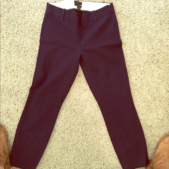 Cute navy work crop pants