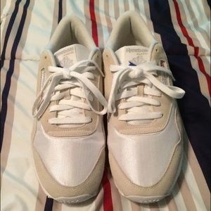 Men's reebok classic white/grey sneakers