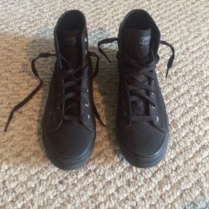 Black High-Top Keds
