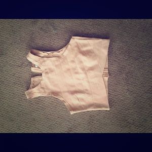 Charlotte Russe pink crop top