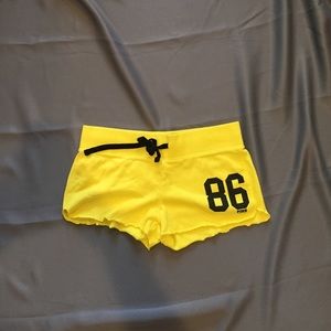 Victoria's Secret Pink Yellow Lounge Short