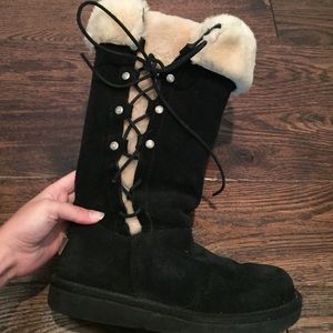 Authentic Ugg Australia Lace Up Boots-Size 5