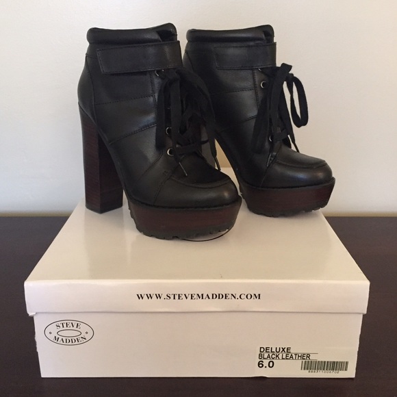 Steve Madden platform booties