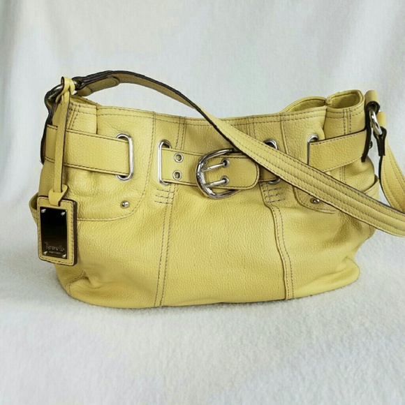 Tignanello Handbags - Tignanello belted yellow purse