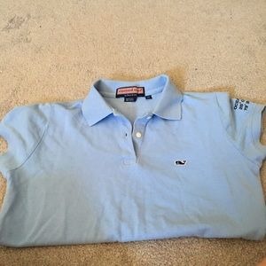 Woman's collared vineyard vines shorts sleeve