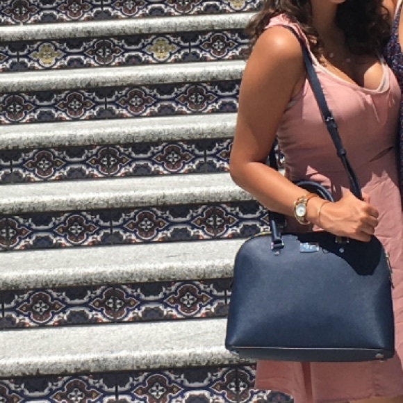 MICHAEL KORS Cindy Medium Safiano LeatherDome navy - Picture 3 of 4