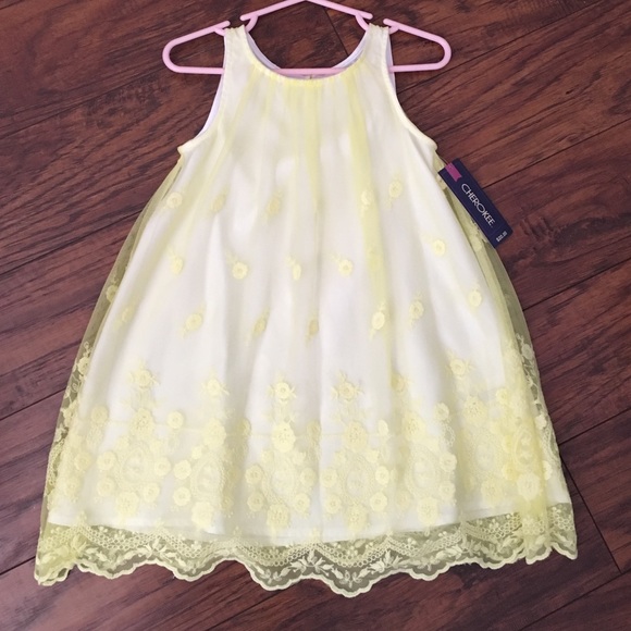 Bright Yellow toddler Dress