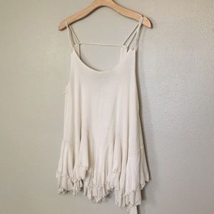Boho Ivory Trapeze Top