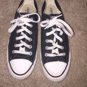 Black sparkle converse!